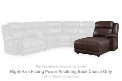 VonKurt Right-Arm Facing Power Reclining Back Chaise