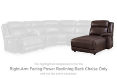 VonKurt Right-Arm Facing Power Reclining Back Chaise