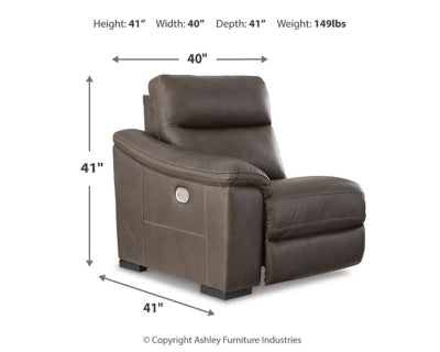 Salvatore Left-Arm Facing Power Recliner