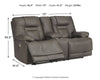 Wurstrow Power Reclining Loveseat with Console