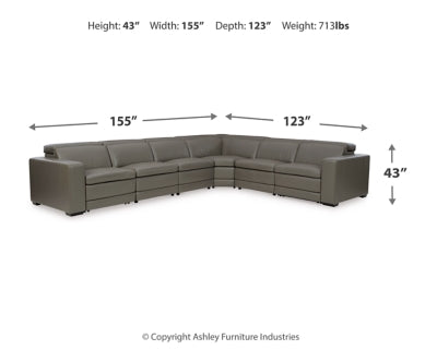 Texline 7-Piece Power Reclining Sectional