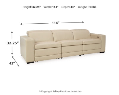 Texline 4-Piece Power Reclining Sofa