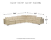 Texline 7-Piece Power Reclining Sectional