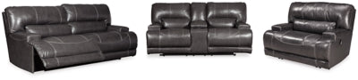McCaskill Reclining Sofa and Loveseat with Power Recliner