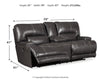 McCaskill Power Reclining Loveseat with Console