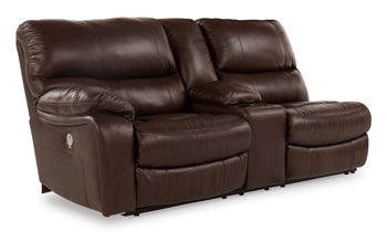 Family Circle Left-Arm Facing Power Reclining Loveseat with Console