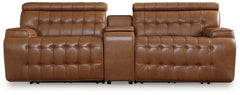 Temmpton 3-Piece Power Reclining Sectional Loveseat with Console