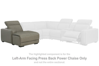 Correze Left-Arm Facing Power Reclining Back Chaise